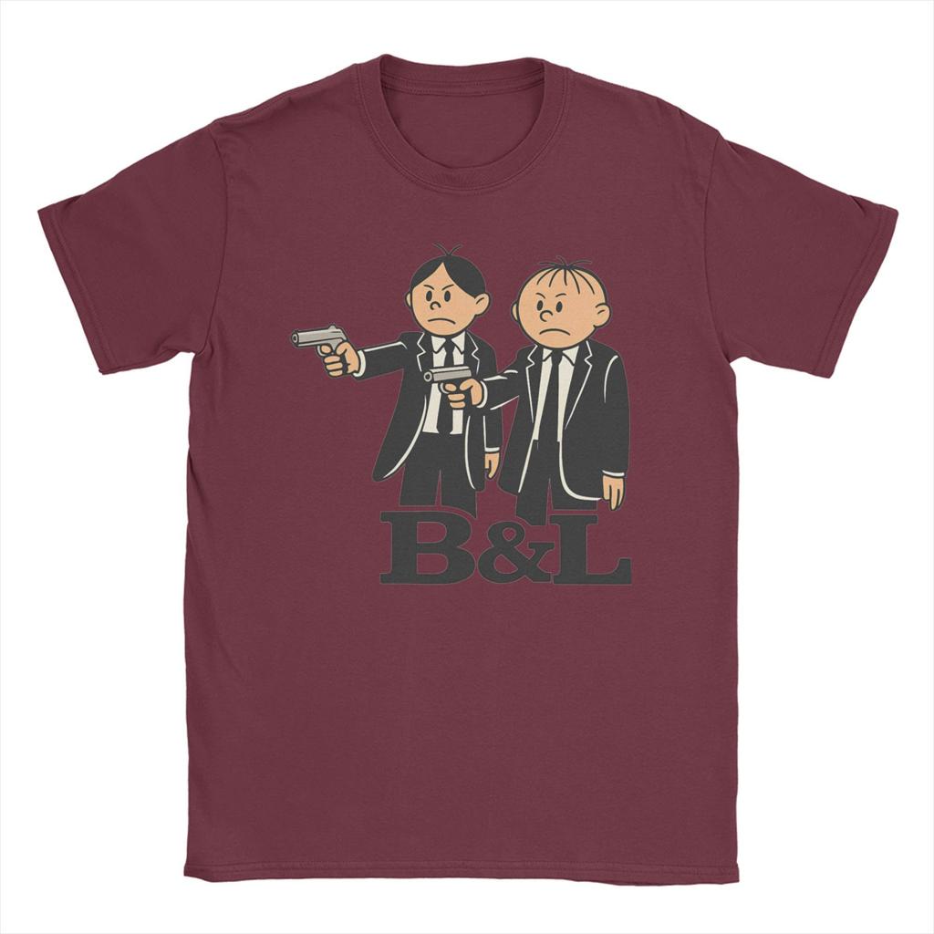 Novelty Boleks and Loleks T-Shirt for Men Round Collar Pure Cotton T Shirt Funny Short Sleeve Tees Big Size Clothing