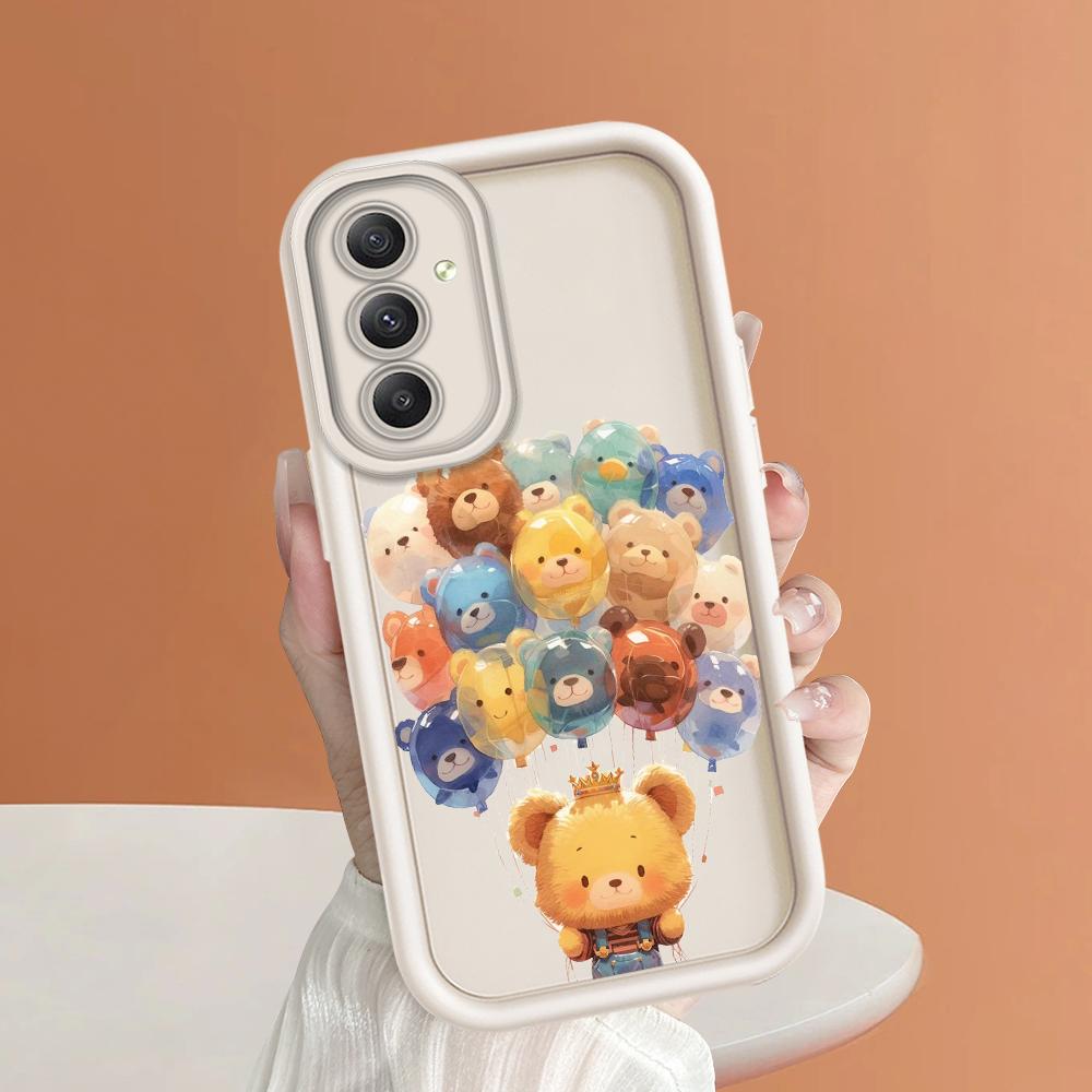 Weiches Silikon-Telefongehäuse mit quadratischem Leiterdruckmuster, vollständige Abdeckung, Kamera, stoßfestes Schutzgummigehäuse für Samsung