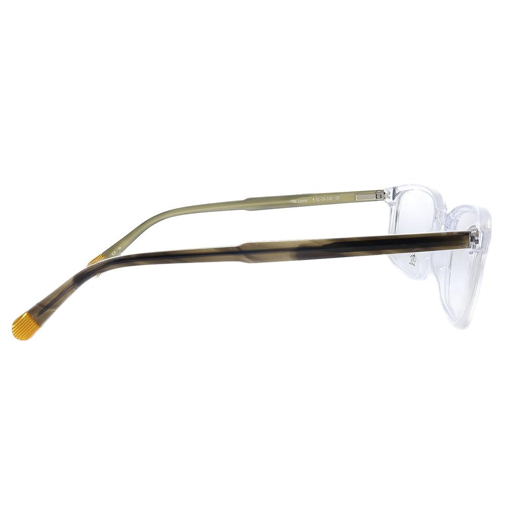 Original Penguin  Pe Layne Cr 53mm Unisex Rectangle Eyeglasses 51mm Crystal