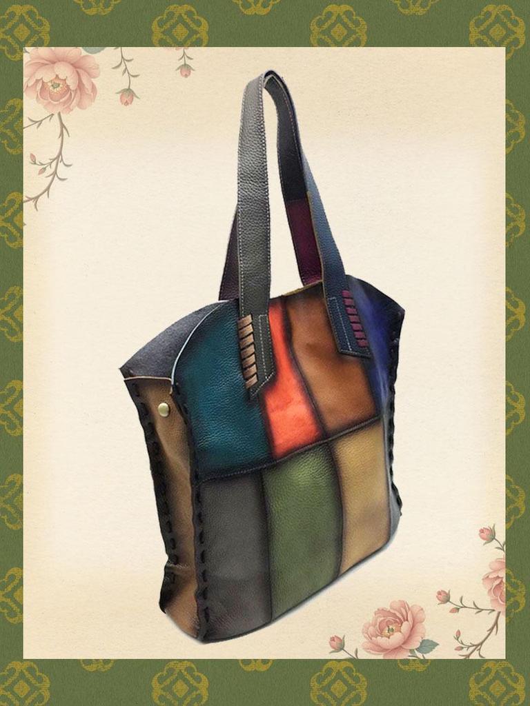 Large Capacity Cowhide Tote: European & American Soft Leather Women's Handbag, Fashionable Single Shoulder Commuter Bag