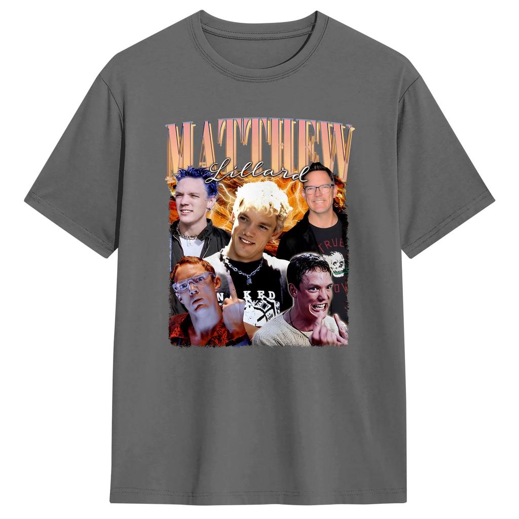Matthew Lillard T Shirt Summer Pure Cotton TShirts For Unisex Pattern Tee Shirt Short Sleeve YK Funny Tees