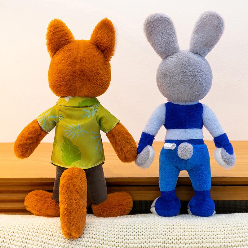 40-100cm Judy Hopps and Nick Wilde Zootopia Plush Toys Anime Cartoon Cute Stuffed Xmas Plushie Kids Birthday Toys Gifts