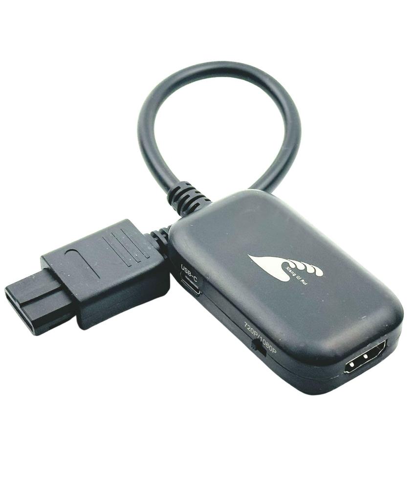HTharros HDMI Compatible with Super and Nintendo Type A Adapter, Multi-Conversion Converter, Nintendo, GameCube, 64,