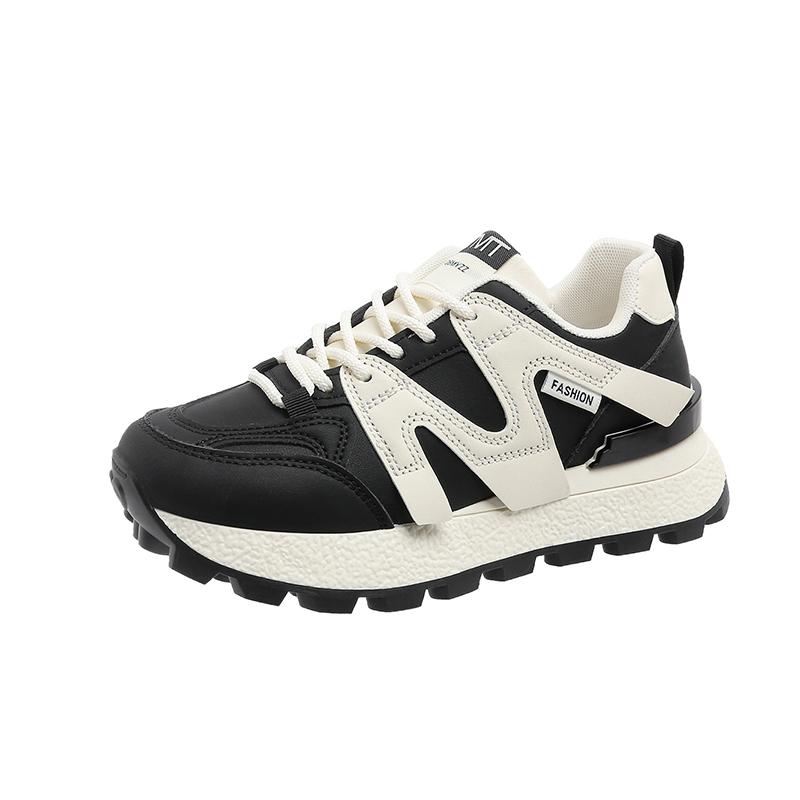 

Women s Autumn Wedge Heels 2025 Women s Shoes Versatile Clogs Thick-soled Autumn New Sports Non-slip Thick-soled Shoes 35