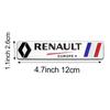 1/2Pcs Car Body Rear Trunk Aluminum Badge Stickers For Renault Kwid Clio Megane DACIA Fluence Loguna Duster Logan Twingo Scenic EE8