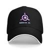 MURDER Drones Logo Black Baseball Cap with Purple Symbol Design for Fans of the Series and Sci Fi Enthusiasts