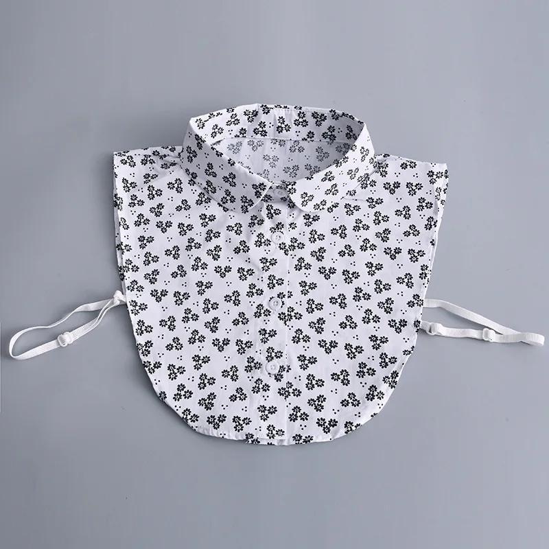 Perfect Match Female Shirt Fake Collar Woman Detachable Collar Girls Removable Neckwear Blouse Lapel False Collar Tie Clothes Accessories