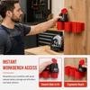 2pcs Storage Rack Design Wall Mount Battery Rack 12V Compatible Tool Storage Rack  For Milwaukee M12