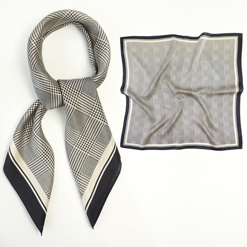 Heavy Silk Small Square Scarf Silk Scarf Women S Versatile Spring And Autumn Style Foreign Fashion Silk Scarf Korean Mulberry Silk Scarf 70-70cm