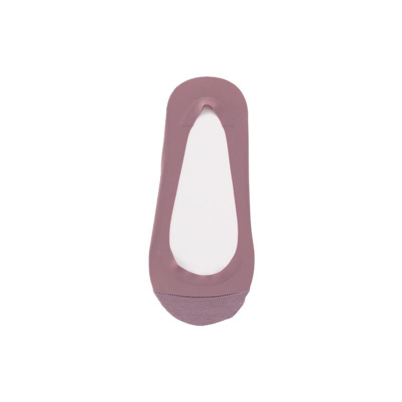 Women's Non-Slip Ice Silk Low-Cut Invisible Socks for High Heels - Summer Thin Boat Style