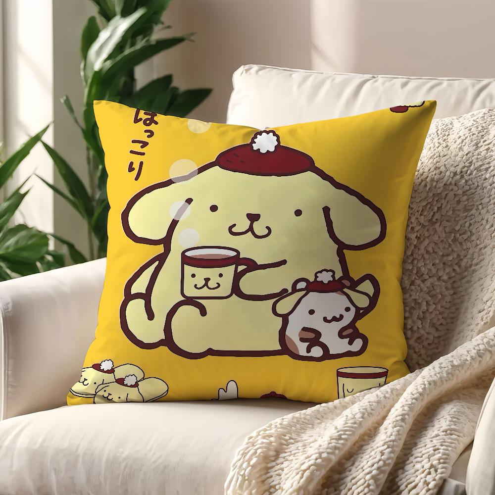 P-Pompompurin Cute Cushion Cover For Pillow Printing Sofa Decoration Home Car Room Coffee Shop Office Nordic Simplicity