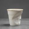 Stoneware Coffee Creative Hand-pinched Pleated Cup Ceramic Latte Cup Espresso Cup Vintage Afternoon Tea Cup
