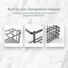 Carbon Steel Bathroom Organizer Non-Slip Electric Toothbrush Stand Toothpaste Shelf  Desktop
