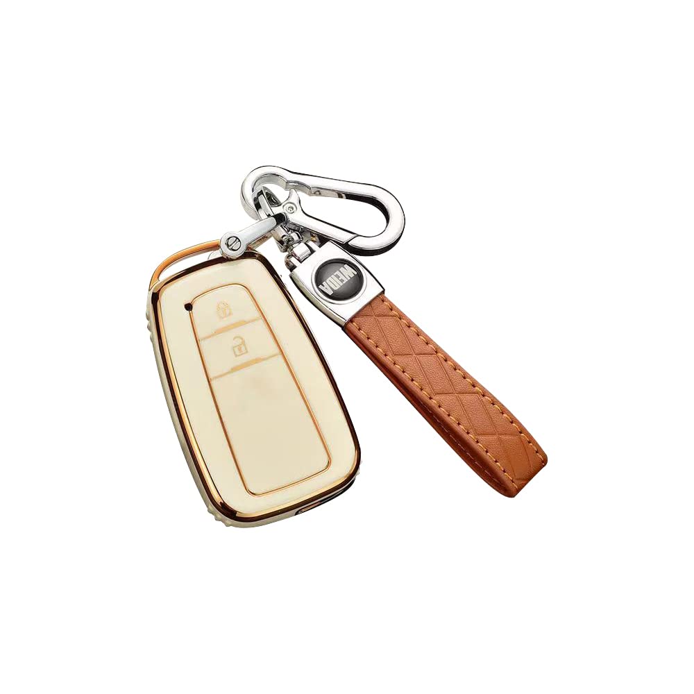 

Toyota TOYOTA чехол для ключа белый Чехол для смарт-ключа Toyota Prius 50 серия новый Corolla RAV4 50 серия Camry 70 серия Land Cruiser Prado 150 поздняя модель 2 белый