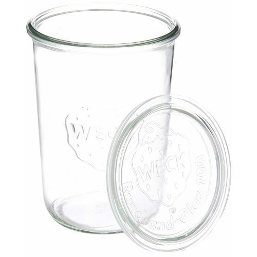 WECK Molded Glass Storage Container, 750ml, WE-743