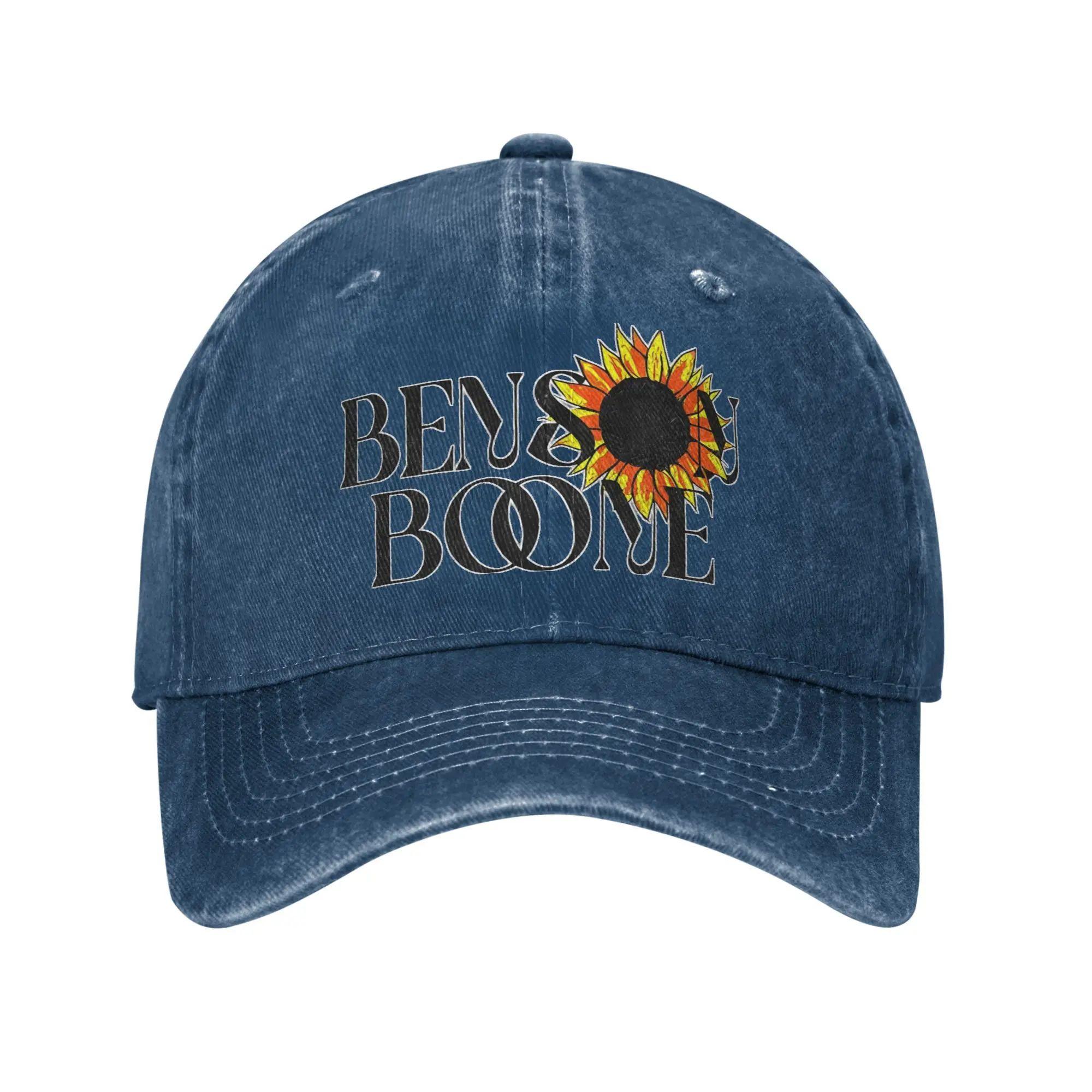 Benson Boone Baseballpetten Vintage Verweerd Denim Hoofddeksels Voor Mannen Vrouwen Buiten Hardlopen Verstelbare Petten Pet Mode Adjustable gray