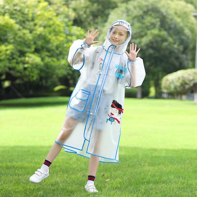 Children's EVA Backpack Raincoat