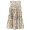 Girls' Summer Cotton Sleeveless Dress Pure Cotton Floral Vest Dress Forest Tie Suspender Dress