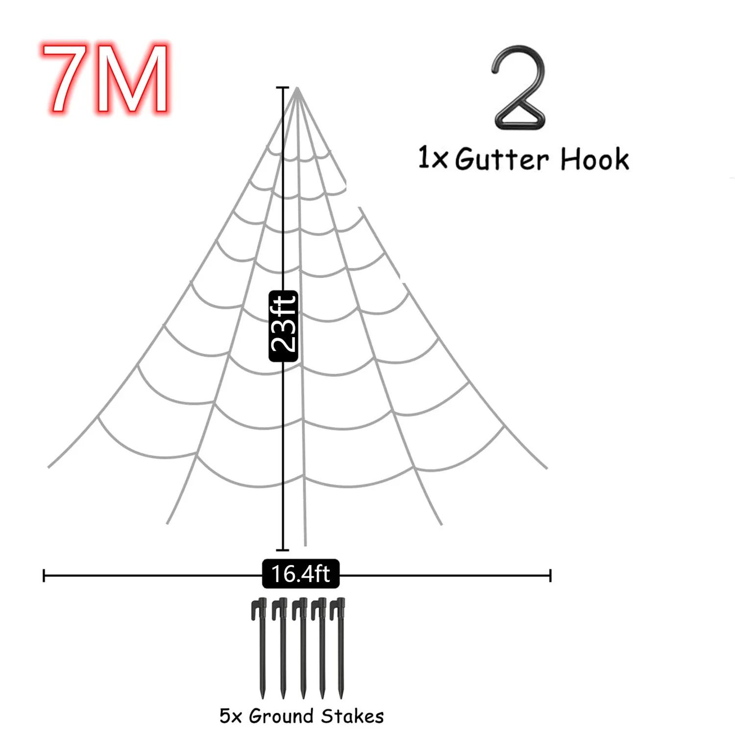 

Halloween Outdoor Decorations Giant Spider Plush Scary Large Spider Props for Yard Lawn and Indoor Party Decor