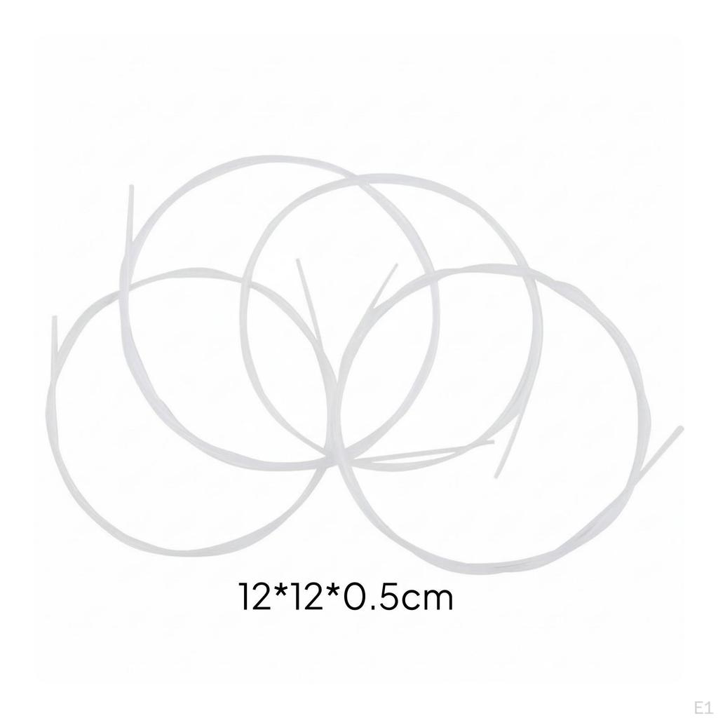 White Ukulele Strings Smooth Thin Replacement