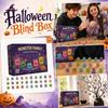 Akryl Halloween Adventskalender Prydnad för Bordsyta Hylla Juldekoration