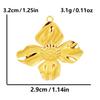 5pcs Fashion Plant Leaves Flower Charms For Jewelry Making Bulk Stainless Steel Charm Pendant DIY Earrings Bracelets Accessories