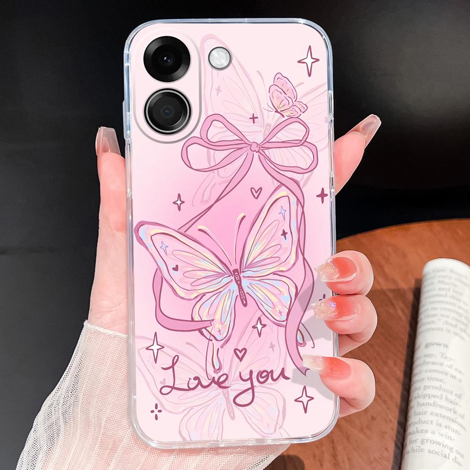 For Poco X8 Pro Max 5G Phone Case Leisure Style Soft Cover Transparent Silicone Funda For Poco X 8 Lightweight Anti Drop Bumper