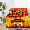 Cheetos Theme Printed Blanket - Perfect for Couch, Bed, Travel & Outdoor Use | Machine Washable, Cozy & Durable.