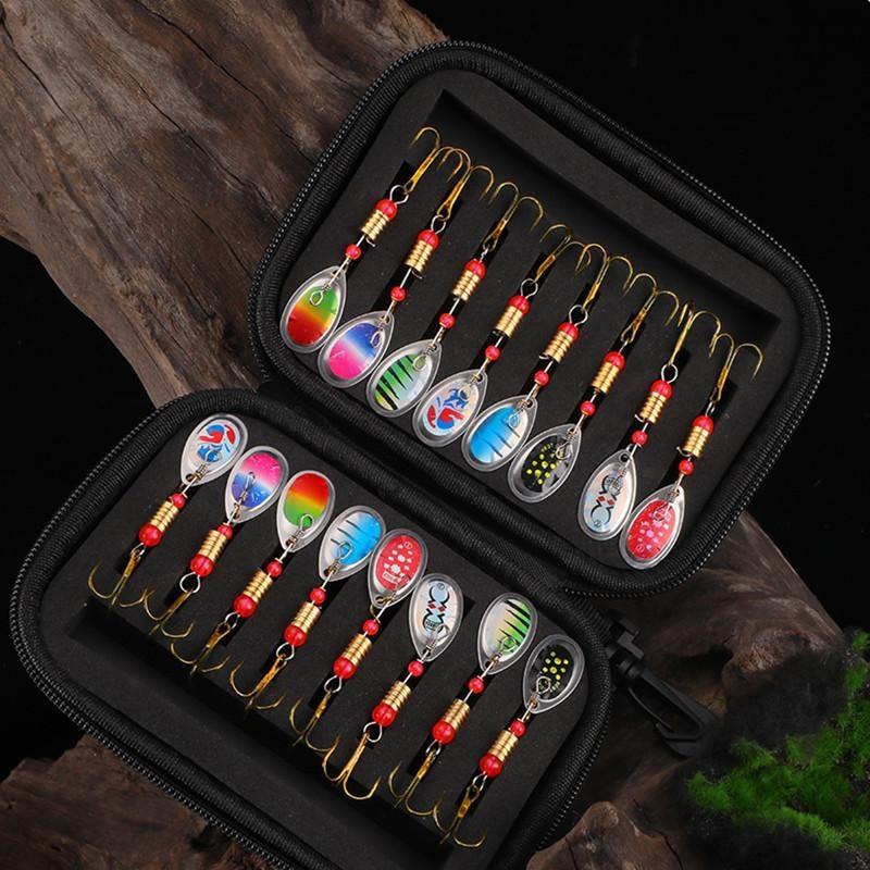 

1 комплект Набор металлических спиннерных приманок Ultimate Angler s из 16 предметов — реалистичные, прочные блесны для ловли щуки и пресноводной рыбалки, зарядка не требуется 1 set 16pc чёрный