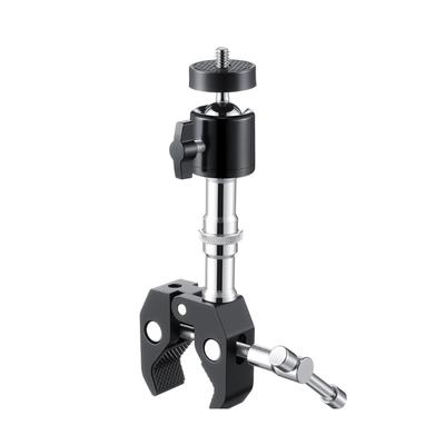 Flexible Angles Metal Plastic Ball Head Clamp For Photography Video Recording And Studio Equipment Support