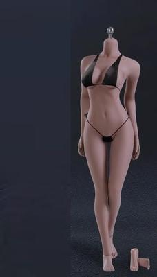 Figura de acción a escala TBLeague, cuerpo súper flexible sin costuras, cuerpo femenino sin cabeza, piel bronceada, busto grande y ropa no incluida [TOYBARJAPAN] 1/6 PL-S12D (cabeza