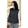 Autumn and Winter New Chinese-style Retro Chinese-style Buckle Cotton Vest Women's Versatile Slim and Warm Vest Jacket