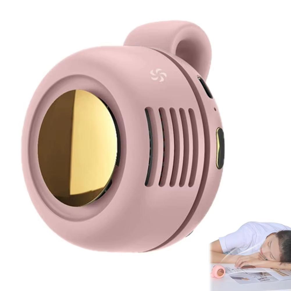 Ventilador Eléctrico Portátil Silencioso Mini Sin Aspas, Ventilador Pequeño con Pinza para Camisa Cintura Mini Ventilador Sin Aspas Ajustable 3 Velocidades Para Exteriores NUEVO