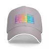 Colorful Neurodivergent Rainbow Design Unisex Caps Outdoor Trucker Baseball Cap Snapback Breathable Hat Polychromatic Hats