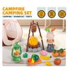 Kids Camping Tent Set Baby Playground Miniature Foods Children's Tent House Indoor Outdoor Parent-Child Interactive Game Toys