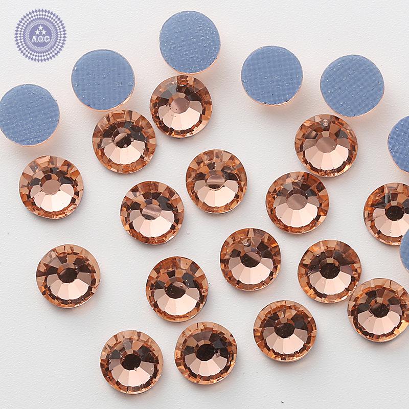 Color Summary Clothes Imitation Austrian Hot Diamond Clothes Diamond Dance Clothing Diamond Xiuhe Clothing Diamond Flat Bottom Diamond Accessories