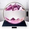 Luxurious Flowing Sand Painting - Ultra-Thin Golden Bezel Hourglass Home Decor Gift
