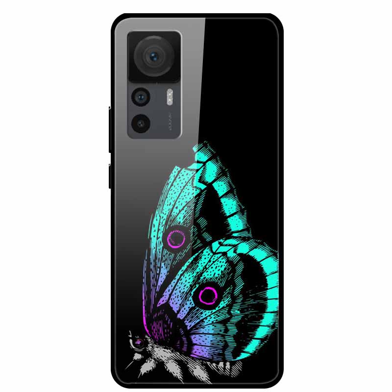For Xiaomi 12T Cases 12T Pro Luxury Tempered Glass Hard Back Covers For Xiaomi 12T Pro Phone Cases Capa Fundas Xiaomi 12T Coques