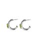 Poppi Peridot Round Earrings