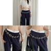 Metal Circle Waist Chain For Women Summer Jewelry With Hook Closure For Casual Wear