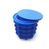 Silicone Ice Bucket - Large 2-in-1 - Portable - With Lid - Ice Cube Mold
