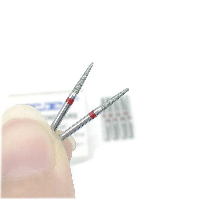 10pcs Dental Diamond Burs Drill Dia-burs for High Speed Handpiece Fine FG 1.6mm Dentist Tools TR-20F