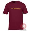 Boac TShirt Classic Logo Airline Brand New Flight Crew Teeshirt Airport