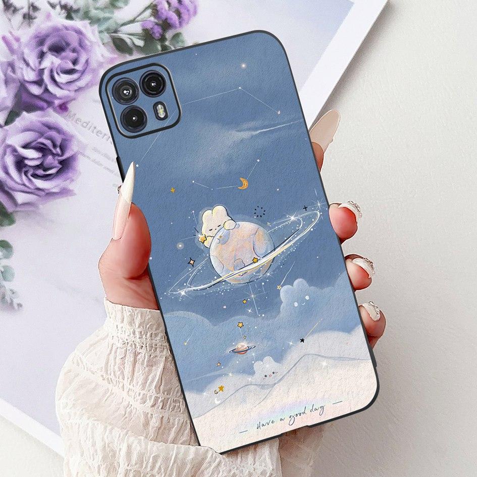 For Motorola Moto G50 Case XT2137-1 XT2137-2 Cover Cute Cat Flower Cartoon TPU Back Shell For Motorola Moto G50 5G XT2149-1 Capa