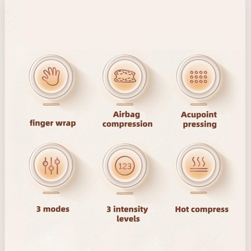 High Elastic Air Bag Hand Massager Palm & Wrist Joint Relaxing Portable Massage for Hand Fatigue Relief