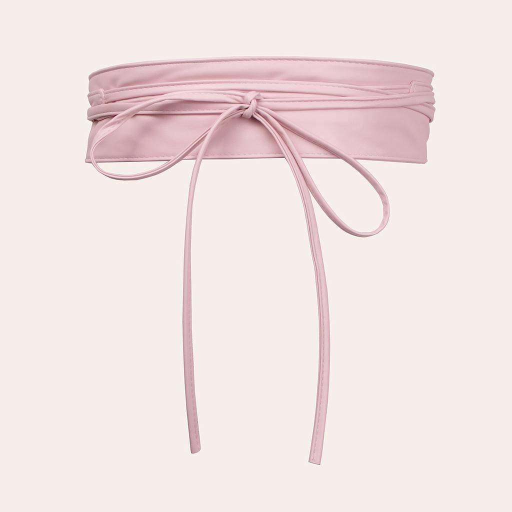 Women's New Soft Lace-up Waistband Streamers Versatile Women's Belt Streamers