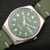 AUTOMATIC VINTAGE SEIKO JAPAN 6309A MENS GREEN COLOR DIAL WATCH A701334-5 R206a-a701334