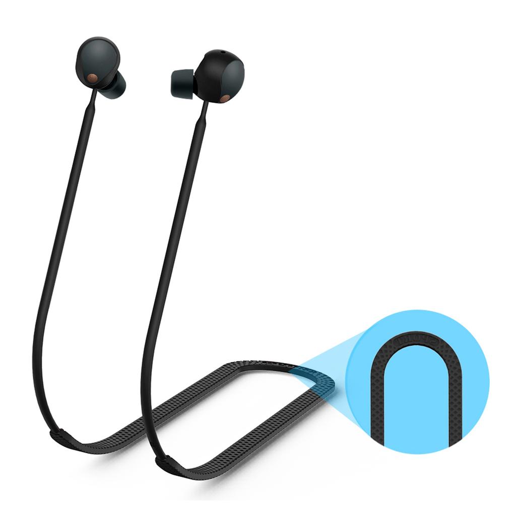 Silicone Anti-Lost Rope Hanging Neck Lanyard Compatible for WF-1000XM5 Bluetoothcompatible Wireless Headphone Cord Strap