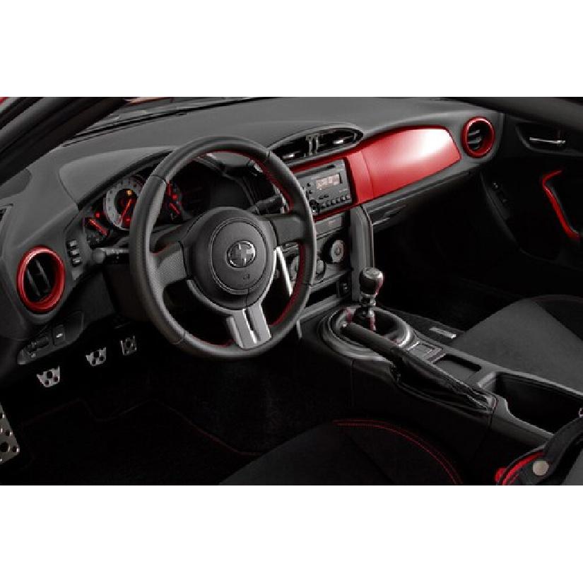 Red AC Vent/Opening Trim Decoration Cover Ring For Scion FR-S, Toyota 86, BRZ