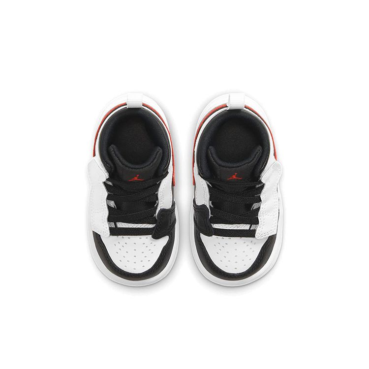 Jordan Air  1 Mid Alt Black And White Panda Non-Slip Shock Absorbing Durable Lightweight Mid-Top Walking Shoes Baby Shoes AR6352-075